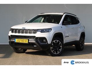 Jeep Compass 4xe 240 Plug-in Hybrid Trailhawk | SOH 93% | Trail rated | Navigatie | Cruise control adaptief | Camera | Dakrails |