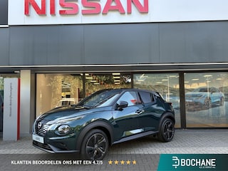 Nissan Juke 1.6 Hybrid Pulse FAP aero velgen NIEUW UIT VOORRAAD LEVERBAAR | Bose geluidsinstallatie | Lederen bekleding | Parkeersensoren voor- en achter | Adaptieve Cruise Control | Apple CarPlay & Android Auto | Climate Control | 10 jaar fabrieksgarantie