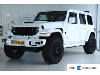 Jeep Wrangler Unlimited 4xe 380 Sahara BRUTE ''OP AFSPRAAK'' | NL-Auto | BRASS | Skyone | Adaptieve Demping | Adapt. Cruise | Alcantara | Carplay | Keyless | 20 Inch