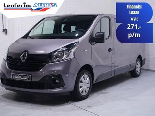 Renault Trafic 1.6 dCi 125 pk Dubbel Cabine L2 Navi, Trekhaak Airco ECC, Cruise Control, Slechts 117 dkm, 6-Zits