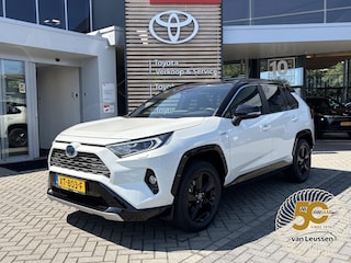 Toyota RAV4 2.5 Hybrid Bi-tone STOEL/STUURVERW PARK-SENSOREN ELEK-ACHTERKLEP LM-VELGEN BLUETOOTH DRAADLOOS-LADEN AD-CRUISE CAMERA NAVI DAB+