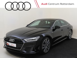 Audi A7 Sportback 50 TFSI e quattro Pro Line S | SoH 100% | Achteruitrijcamera | Bestuurdersstoel met memory | 4-zone airco | Cruise control | Navigatie | Sfeerverlichting | Lane assist |