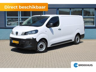 Peugeot Expert Standaard - Elektrisch | 16" stalen velgen | 3 regeneratieve rem modi via paddles achter stuurwiel | 5" zwart/wit Touchscreen FM/DAB+-Radio met Bluetooth, USB-A aansluiting