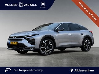 Citroën C5 X Plus 1.2 Turbo 130pk EAT8 | HEAD-UP DISPLAY | LEDER | ADAPTIVE CRUISE | KEYLESS ENTRY | STUUR + VOORRUITVERW. | NAVI | CAMERA |