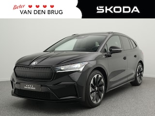 Skoda Enyaq iV 80X 265pk Sportline | SoH 91,7% | Trekhaak | Warmtepomp | Panoramadak | Stoel- & stuurverwarming |