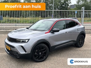 Opel Mokka GS Line 50-kWh 11kw bl. Camera | LED | 18" Lichtmetaal | Carplay | Cruise | Climate | Parkeersensoren voor en Achter | Achteruitrijcamera | Afwijkende dakkleur | Apple Carplay/Android Auto|telefoonintegratie premium