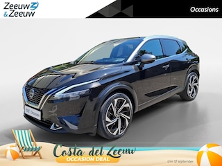 Nissan Qashqai 1.3 MHEV Xtronic Tekna Plus | 1800 kg trekgewicht | Elektrische achterklep | 360 Camera | Elektrische stoelen met geheugen | Massage |