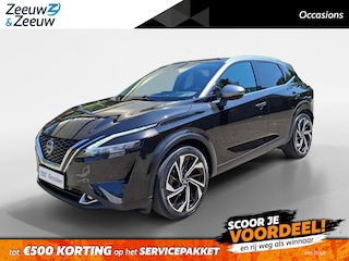 Nissan Qashqai 1.3 MHEV Xtronic Tekna Plus |  1800 kg trekgewicht | Elektrische achterklep | 360 Camera | Elektrische stoelen met geheugen | Massage |