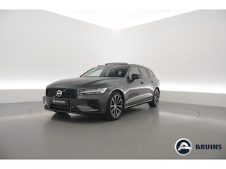 Volvo V60 2.0 T6 Plug-in hybrid AWD Plus Dark | Forest Lake | Pano | Head-Up | Harman Kardon | 360cam | Pilot Assist | Stoel-Stuurverw.