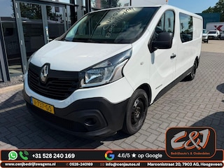 Renault Trafic 1.6 dCi T29 L2H1 Comfort Energy Dubbelcabine, zijschade, airco, cruise, navi, MARGE