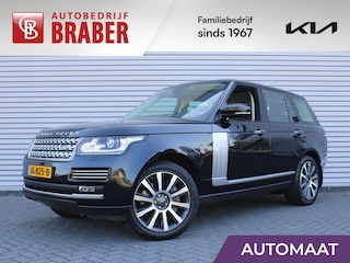 Land Rover Range Rover 4.4 SDV8 Autobiography | Uniek 4.4 | Nieuwstaat | 8 cilinder | Elek. trekhaak | Luchtvering | Stuur-/voorruit-/stoelverwarming + ventilatie | Massage-/geheugenstoelen | Leer | Schuifdak | 360 Camera | 21" LM |