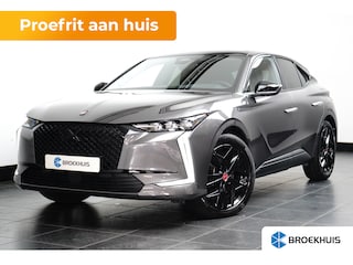 DS 4 E-Tense Performance Line+ Panorama Dak | Camera Voor + Achter | Ledere/Alcantara Bekleding | LED | 19" Lichtmetaal | Digitaal Dashboard | Achteruitrijcamera | Afwijkende dakkleur | Apple Carplay/Android Auto|telefoonintegratie premium