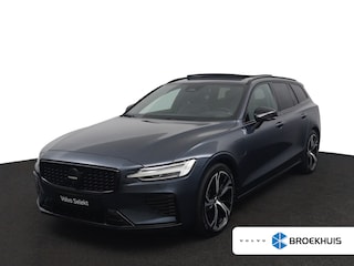 Volvo V60 2.0 T8 Plug-in hybrid AWD Ultra Dark | Trekhaak | Panoramadak | Sportstoelen | Long range | 19 Inch |