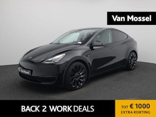 Tesla Model Y Performance AWD 75 kWh | BTW AUTO | PANODAK | 21 INCH VELGEN | 360 CAMERA | STOEL-STUURWIELVERWARMING | ACHTERSPOILER