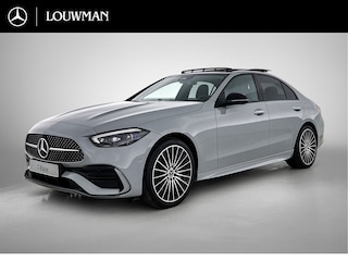 Mercedes-Benz C-klasse 300 e 140 Years Edition | Premium Plus | Nightpakket | Trekhaak | Middenconsole metaalstructuur | Panoramaschuifdak | 360° camera | Sfeerverlichting | Sierdelen metaalstructuur | Smartphone-integratie |