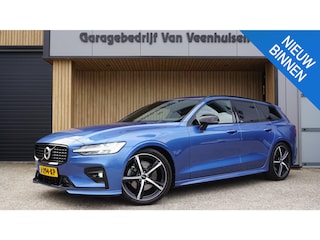 Volvo V60 2.0 163pk B3 R-Design Leder 19inch LM Stoel/Stuurwiel VW. Trekhaak Keyless LED Adaptive Cruise *NL Auto*