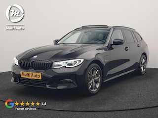 BMW 3-serie Touring 330e Sportline PHEV 293pk Dealer O.H. | Panodak | Adaptive Cruise | Head Up | Laser LED | 360 Camera | Lederen Sportstoelen Memory & Verwarmd | Stuur Verwarmd | Sfeerverlichting | Keyless | Blis | Apple Carplay | Hifi Audio | Plug In Hybrid |