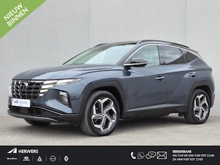 Hyundai Tucson 1.6 T-GDI PHEV Premium 4WD / SOH 100% / Fabrieksgarantie tot 05-2027 / Dealer onderhouden / Trekhaak afneembaar / Stoelventilatie / Elektrische achterklep / Trekgewicht 1350 kg / Stuur- Stoel & Achterbank verwarming / Rondomzicht camera /
