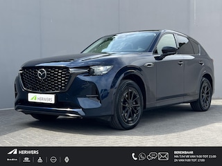 Mazda CX-60 2.5 e-SkyActiv PHEV Homura / Leder / 2.500 kg trekgewicht / Camera 360° / Elektrische stoelen, stuur & klep / Stoelventilatie / Stuur-, stoel- & achterbankverwarming / Apple Carplay Android / 19"LM wielen /