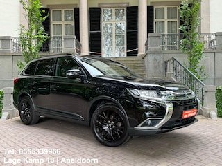 Mitsubishi Outlander 2.0 2WD Intense+ Black Line 7Persoons Automaat Navi Leder Sch-Dak Xenon 1E-Eigenaar Camera Stoelverwarming