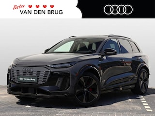Audi Q6 e-tron S edition quattro 100 kWh | Luchtvering | Pano | Bijrijderscherm | Elektr. verstelbare voorstoelen + memory | Massage | Stuurverwarming | Stoelver. v+a | HUD | 360° camera |