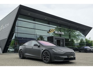 Tesla Model S Plaid+ 1020pk Yoke stuur FSD *BTW* Panoramadak Full Self Drive NLauto 21' LMV