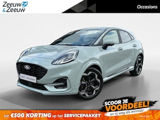 Ford Puma 1.0 EcoBoost Hybrid ST-Line X Automaat | NL Auto | Winterpack | Driver assistancepack | Adaptive cruisecontrol | 360Camera | EL. Achterklep | 18" Lichtmetaal | Halfleer |