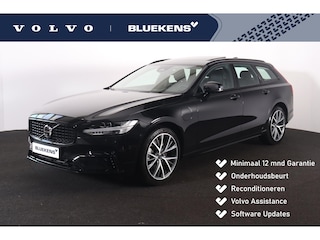 Volvo V90 T8 Recharge AWD Ultra Dark - Luchtvering - Panorama/schuifdak - IntelliSafe Assist & Surround - 360º Camera - Bowers & Wilkins audio - Adaptieve LED koplampen - Verwarmde voorstoelen, stuur & achterbank - Parkeersensoren voor & achter - Elektr. bedienb. voorstoelen met geheugen - Geventileerde voorstoelen - Head up display - Inklapbare trekhaak - 20' LMV