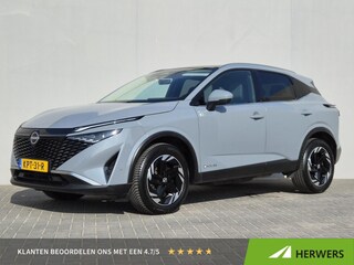 Nissan Qashqai 1.5 e-Power N-Connecta / Facelift / Panoramadak / All season banden / Rondomzicht camera / Adaptief cruise control / Draadloze telefoon lader / Apple Carplay Android Auto / Climate control / Navigatie / Keyless Entry/Start / Parkeersensoren voor en achter /