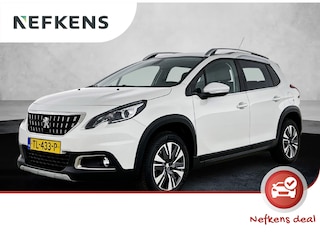 Peugeot 2008 SUV Allure 110pk | Lage kilometerstand | Navigatie | Achteruitrijcamera | Climate Control | Cruise Control | Parkeersensoren | Half lederen sportstoelen | Apple Carplay / Android Auto | Bluetooth | Elektrisch inklapbare spiegels | Automatisch dimlicht | Regensensor | Donker getint glas | 100% dealeronderhouden | 16" lichtmetalen velgen |