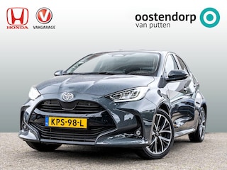 Toyota Yaris Full Hybrid Dynamic Plus Automaat | Nieuw uit doos!! | Storm Grey Metallic | Dodehoeksensoren | Carplay | Stoel- en Stuurverwarming | Adapt.Cruise