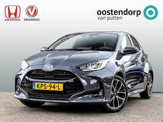 Toyota Yaris Full Hybrid Dynamic Plus Automaat | Nieuw uit doos!! | Storm Grey Metallic | Dodehoeksensoren | Carplay | Stoel- en Stuurverwarming | Adapt.Cruise