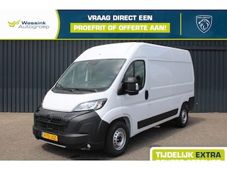 Peugeot Boxer 2.2 HDi 140PK L2H2 3,5T I Zwaar | Trekhaak 3.000KG Trekgewicht I Pack Techno I Verzwaarde vering I Navigatie | BPM vrij voor Ondernemers