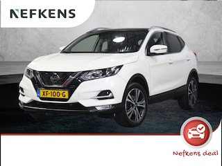 Nissan Qashqai 1.3 140PK DIG-T N-Connecta | 2de eigenaar | AppleCarPlay/AndroidAuto | Navigatie | Cruise Control | Keyless | LED | 360'Camera | Panoramadak | Isofix | Privacy Glass | Trekhaak | DAB Radio |