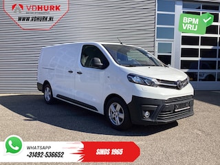 Toyota Proace 2.0 125 pk L3 Adapt.Cruise/ 2x Schuifdeur/ Head-Up/ Standkachel/ Stoelverw./ PDC/ LMV/ Trekhaak/ Airco