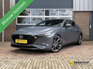 Mazda 3 2.0 e-SkyActiv-G M Hybrid 122 Luxury Leer Bose Navi Carplay 360 Camera 18 inch LED ACC