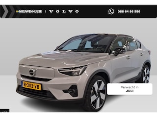 Volvo C40 Recharge Twin Intro Edition 78 kWh | SOH: 94% | 20" velgen | Warmtepomp | Stoel/stuur verwarming | Adaptieve Cruise | Memory | Power Seat | Harman/Kardon | 360° Camera | Keyless entry/start | BLIS |