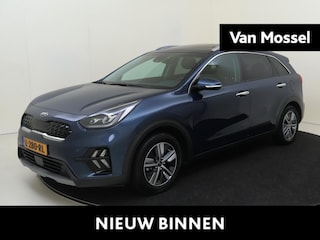 Kia Niro 1.6 GDi DynamicPlusLine | airco automatisch | Apple Carplay/Android | cruise control adaptief | LED koplampen | lederen bekleding | lichtmetalen velgen 16" | navigatiesysteem full map | rijstrooksensor met correctie | voorstoelen verwarmd |