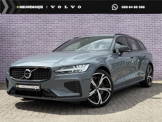 Volvo V60 2.0 T8 Plug-in hybrid AWD Plus Dark | 455PK | Thunder Grey | SOH:98% | Harman/Kardon | Stoel/stuurverwarming | Power Seat | Memory | Panoramadak | Adaptieve cruise | BLIS | Parkeercamera | 19" Velgen |