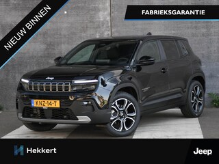 Jeep Avenger Summit 1.2 e-Hybrid 110pk Automaat STOELVERWARMING | 18''LM | PRIVACY GLASS | DODE HOEK | ADAP. CRUISE | SFEERVERLICHTING