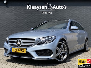 Mercedes-Benz C-klasse Estate 250 AMG 211 pk AUT. | dealer onderh. | rood leder | panoramadak | burmester audio | trekhaak | memory seats