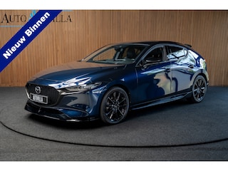 Mazda 3 2.0 e-SkyActivX M Hybrid 186 HUD Navi MRCC 360° PDC Stuur- & stoelverwarming Climate C. Zwarte binnenhemel Cruise C. LM velgen