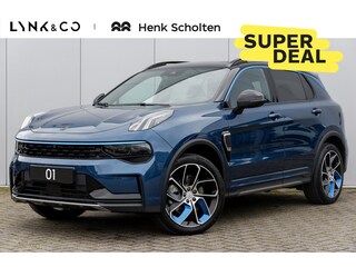 Lynk & Co 01 262PK | Panoramadak | 360 Graden camera | Elektrische bestuurdersstoel met geheugen | Stoelverwarming | Actieve bochtverlichting | Adaptieve Cruise Control | Stuurassistent | Lane Assist | Navigatie | Elektrische Achterklep | Keyless Entry | Dodehoekassistent