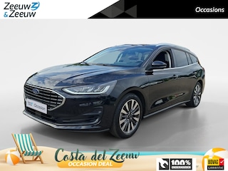 Ford Focus Wagon 1.0 EcoBoost Hybrid Titanium X | Dealeronderhouden | Stoel- stuur en voorruitverwarming | Trekhaak | Navigatie