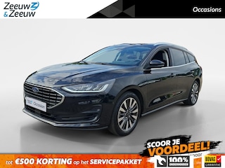 Ford Focus Wagon 1.0 EcoBoost Hybrid Titanium X | Dealeronderhouden | Stoel- stuur en voorruitverwarming | Trekhaak | Navigatie