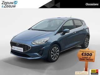 Ford Fiesta 1.0 EcoBoost Titanium 125pk | Stoel- stuur en voorruitverwarming | Navigatie via Apple Carplay & Android auto | Parkeer sensoren