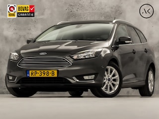 Ford Focus Wagon 1.0 Titanium Sport (APPLE CARPLAY, NAVIGATIE, CLIMATE, GETINT GLAS, SPORTSTOELEN, KEYLESS, PARKEERSENSOREN, NIEUWE APK, NIEUWSTAAT)