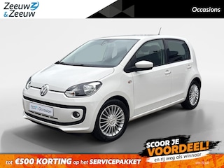 Volkswagen Up 1.0 high up! BlueMotion | Cruise Control | Airco | Parkeersensoren achter | 15" inch velgen | 12 maanden garantie |