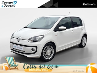 Volkswagen Up 1.0 high up! BlueMotion | Cruise Control | Airco | Parkeersensoren achter | 15" inch velgen | 12 maanden garantie |