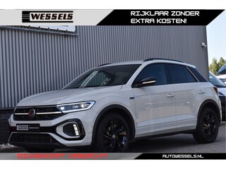 Volkswagen T-Roc 1.5 TSI R-Line Black Style LED grill, Ascot grijs, Adaptive cruise, Ergo active + Massage, IQ Light, Afn. trekhaak, Camera